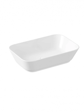 Vitra Geo Dikdörtgen Beyaz Çanak Lavabo